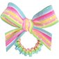 Invisibobble KIDS SLIM SPRUNCHIE w. BOW Let‘s Chase Rainbows цена и информация | Juukseaksessuaarid | hansapost.ee