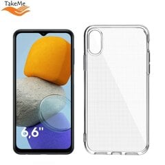 TakeMe Clear seeria läbipaistev 2 mm õhuke tagakaane ümbris Samsung Galaxy M23 5G (M236B) / A23 5G hind ja info | Telefonide kaitsekaaned ja -ümbrised | hansapost.ee