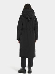 Женская длинная зимняя куртка Didriksons LEYA, цвет черный цена и информация | Женские куртки | hansapost.ee