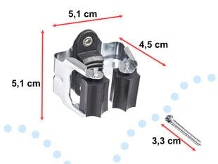 Riidepuu mopihoidja seinatööriistad 1tk. цена и информация | Вешалки и мешки для одежды | hansapost.ee