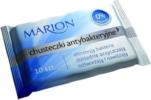 Niisked salvrätikud käte puhastamiseks Marion, 10 tk hind ja info | Salvrätikud, vatitikud ja vatipadjad | hansapost.ee