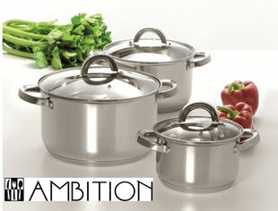 Ambition pottide komplekt kaanega Berry, 6 osa hind ja info | Potid | hansapost.ee