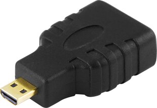 Адаптер Deltaco HDMI-24 - Micro HDMI T цена и информация | Адаптеры, USB-разветвители | hansapost.ee