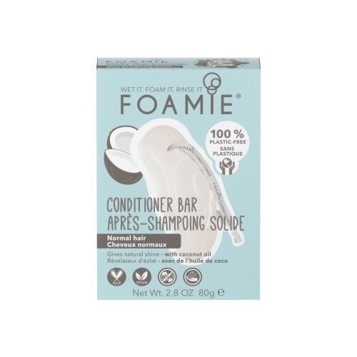 Foamie Coconut Solid palsam normaalsetele juustele (palsamipulk) 80 g цена и информация | Palsamid | hansapost.ee
