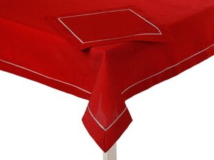 Декоративная скатерть 8o7, красная, 160 x 400 см цена и информация | Скатерти, салфетки | hansapost.ee