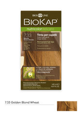 Краска для волос Biokap Nutricolor Delicato 7.33 / golden blond wheat цена и информация | BioKap Духи, косметика | hansapost.ee
