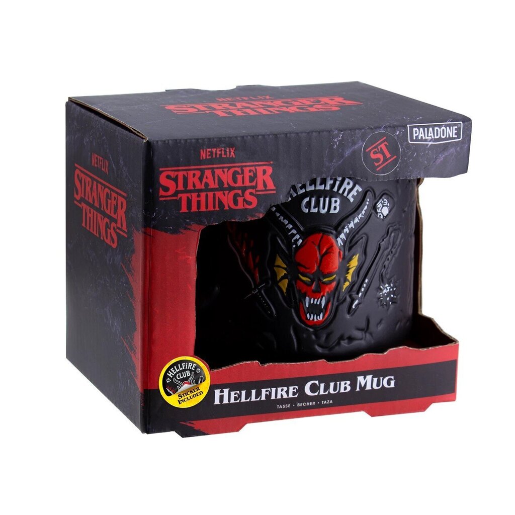 Paladone Stranger Things Hellfire Club Demon Embossed цена и информация | Fännitooted mänguritele | hansapost.ee