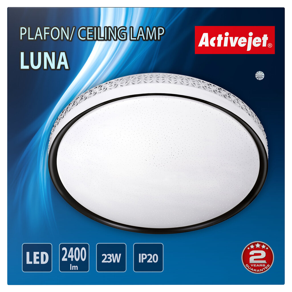 Moodne LED laeplafond Activejet LUNA 23W цена и информация | Süvistatavad LED valgustid | hansapost.ee