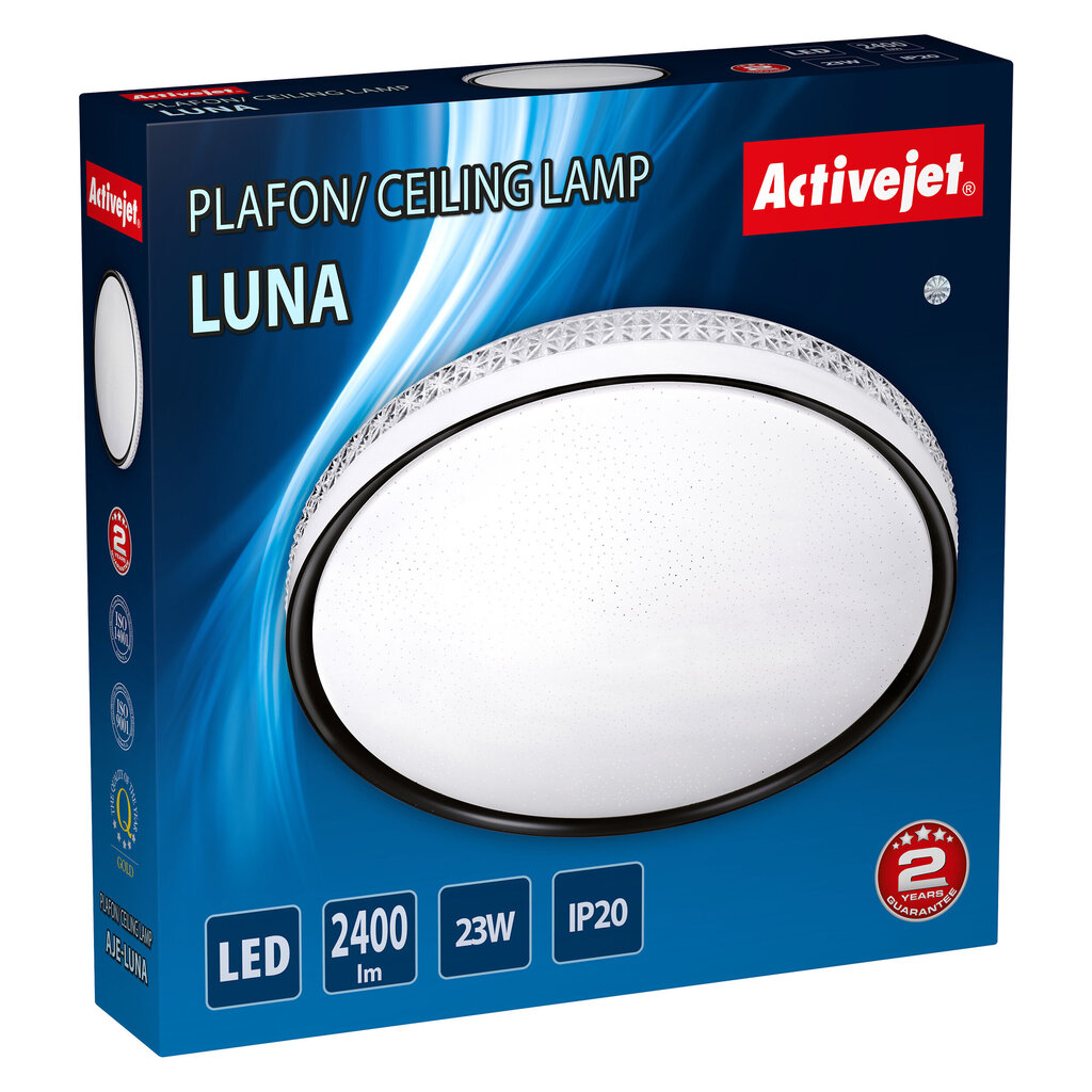 Moodne LED laeplafond Activejet LUNA 23W цена и информация | Süvistatavad LED valgustid | hansapost.ee