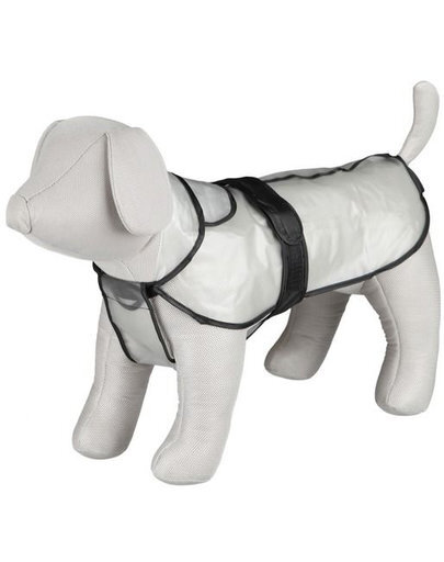 425455 TRIXIE Dog Raincoat "Tarbes" XS 30 cm PVC Transparent цена и информация | Koerte riided | hansapost.ee