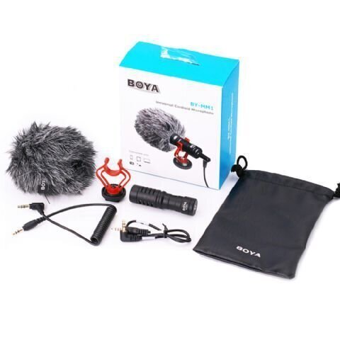 Mikrofon BOYA BY-MM1 / DSLR hind ja info | Mikrofonid | hansapost.ee