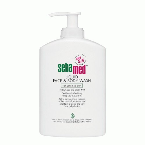 SebaMed Sensitive Skin Face & Body Wash vedelseep 1000 ml цена и информация | Dušigeelid, õlid | hansapost.ee