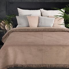 Akrüülist voodikate L/7, pruun, 150 X 200 cm hind ja info | Pleedid, voodikatted ja päevatekid | hansapost.ee