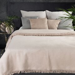 Akrüülist voodikate L/7A, beeži värvi, 220 X 240 cm hind ja info | Pleedid, voodikatted ja päevatekid | hansapost.ee
