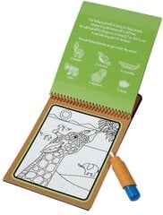 Книга для рисования водой Melissa & Doug Water Reveal "Safaris" цена и информация | Принадлежности для рисования, лепки | hansapost.ee