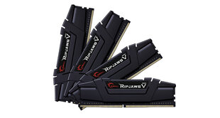 G.Skill Ripjaws V F4-2666C18Q-128GVK memory module 128 GB 4 x 32 GB DDR4 2666 MHz hind ja info | Operatiivmälu | hansapost.ee