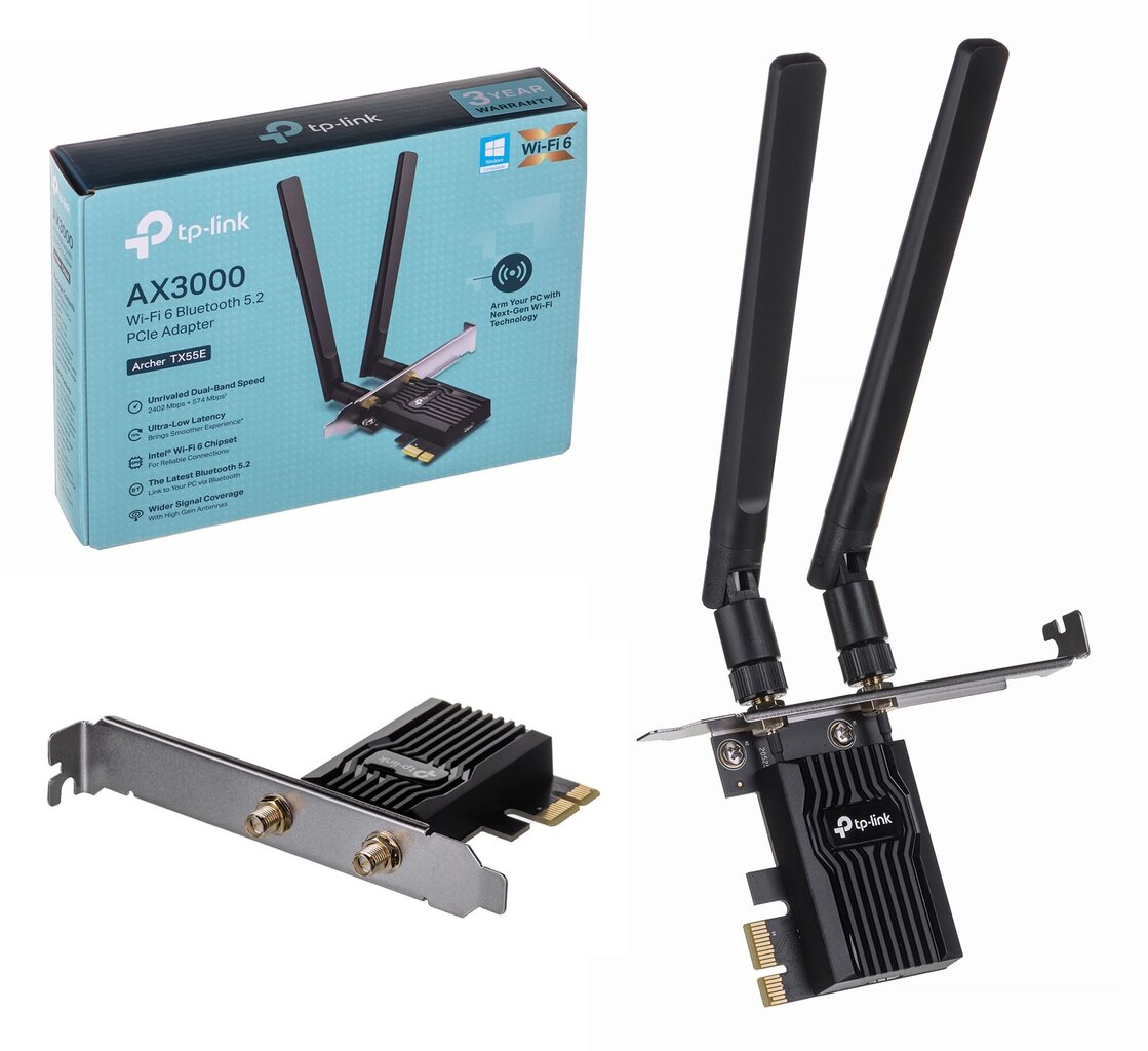 TP-Link Archer TX55E hind ja info | Ruuterid | hansapost.ee