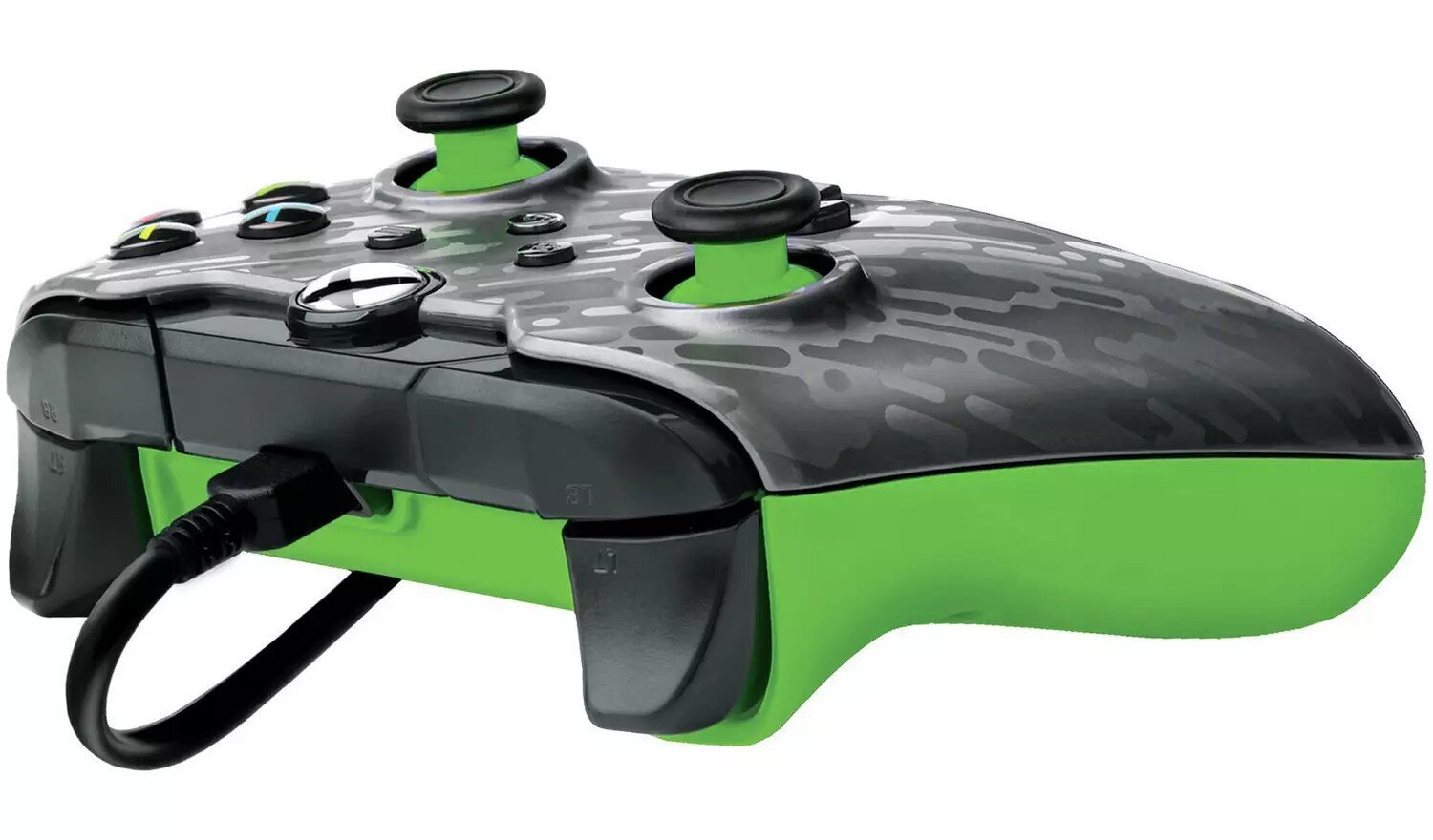 PDP Wired Controller Xbox Series X Carbon - Neon ( Green ) hind ja info | Mängukonsoolide lisatarvikud | hansapost.ee
