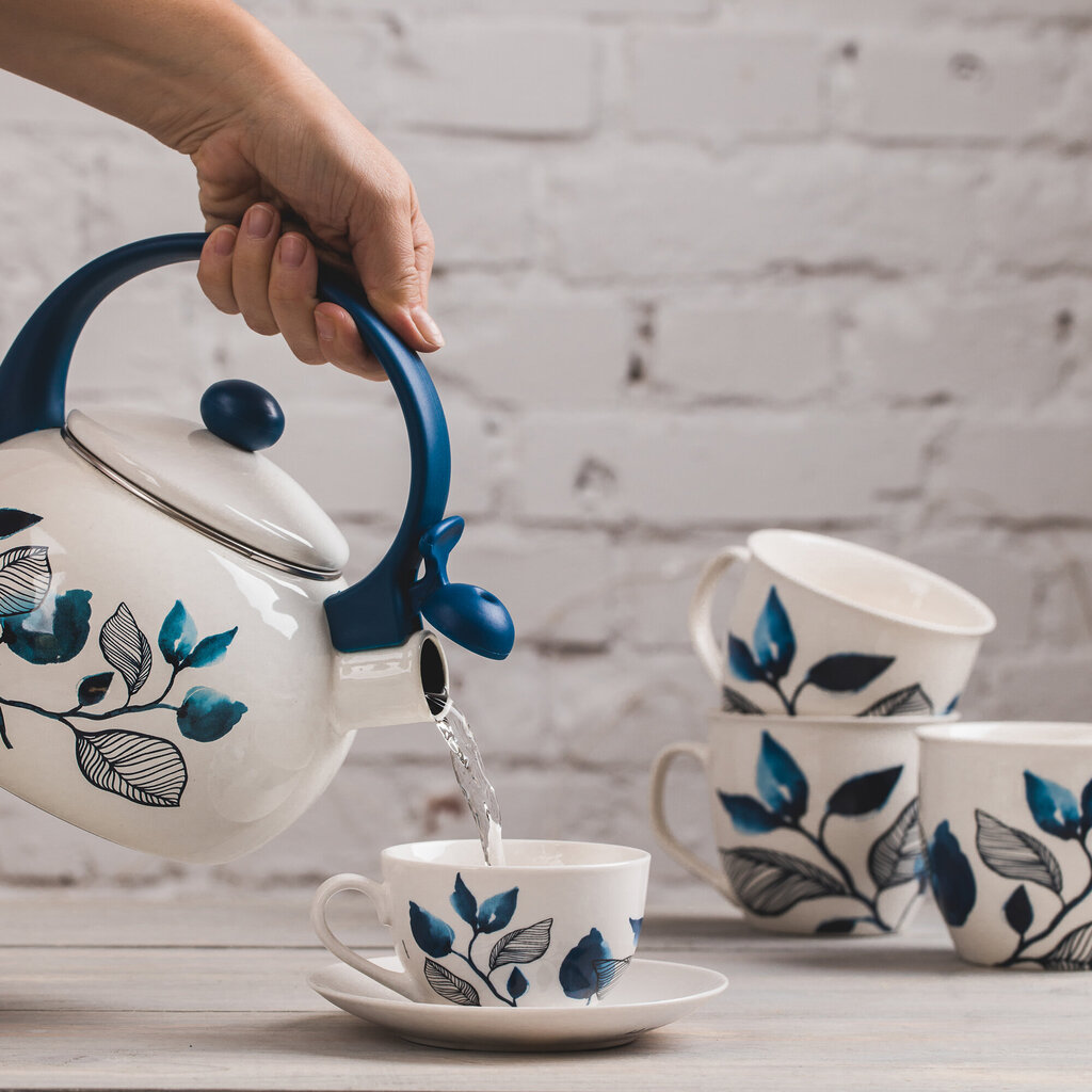 Ambition kohvinõude komplekt Blue Flower, 12-osaline hind ja info | Klaasid, kruusid ja kannud | hansapost.ee