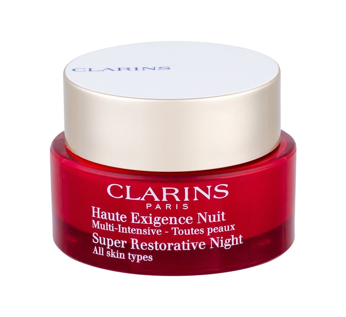 Clarins Super Restorative Night (all skin types) - Firming Night Care 50ml цена и информация | Näokreemid | hansapost.ee