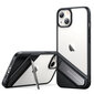 Ugreen Fusion Kickstand ümbris iPhone 13 kõva kate geelraami ja musta alusega (90152) (iPhone 13) цена и информация | Telefonide kaitsekaaned ja -ümbrised | hansapost.ee