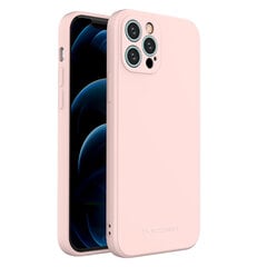 Wozinsky Color Case silikoonist painduv vastupidav ümbris iPhone 12 Pro roosa hind ja info | Telefonide kaitsekaaned ja -ümbrised | hansapost.ee