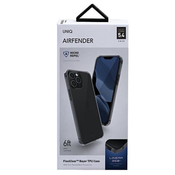 Uniq ümbris Air Fender iPhone 12 mini 5.4 hall цена и информация | Telefonide kaitsekaaned ja -ümbrised | hansapost.ee