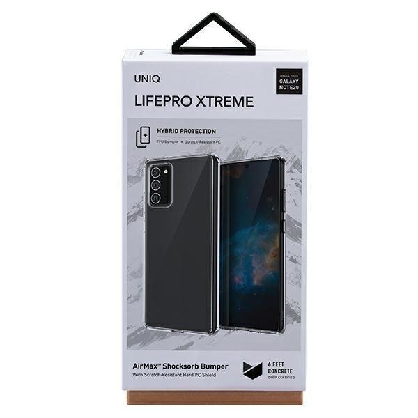 Uniq ümbris LifePro Xtreme Samsung Note 20 N980 läbipaistev цена и информация | Telefonide kaitsekaaned ja -ümbrised | hansapost.ee