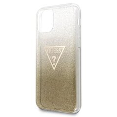 Чехол Guess для iPhone 11 Pro Max GUHCN65SGTLGO gold hard case Glitter Triangle цена и информация | Чехлы для телефонов | hansapost.ee