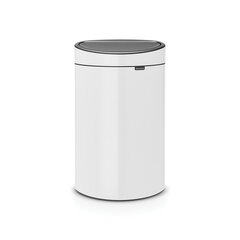 Prügikast, Touch Bin 40L White цена и информация | Мусорные ящики с креплением на двери | hansapost.ee