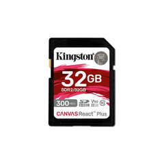 Карта памяти микро-SD с адаптером Kingston SDR2/32GB 32 GB 8K Ultra HD SDXC UHS-II цена и информация | Карты памяти для телефонов | hansapost.ee