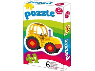 Puzzle autod (6 erinevat) hind ja info | Pusled lastele ja täiskasvanutele | hansapost.ee