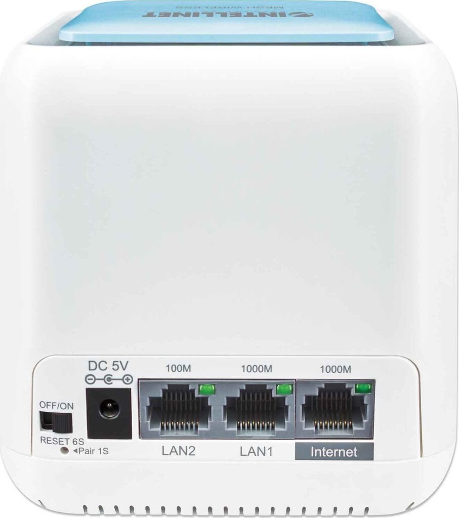 Kahesageduslik Giga LAN kogu kodu WiFi süsteem Intellinet AC1200 hind ja info | Ruuterid | hansapost.ee