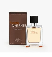 Meeste tualettvesi Hermes Terre d'Hermes EDT, 50 ml hind ja info | Hermes Parfüümid, lõhnad ja kosmeetika | hansapost.ee