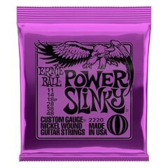 Струны для электронной гитары Ernie Ball P02220 Power Slinky 11-48 цена и информация | Принадлежности для музыкальных инструментов | hansapost.ee