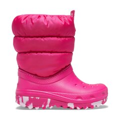 Crocs™ laste talvesaapad NEO PUFF BOOT, roosa цена и информация | Детские сапоги | hansapost.ee