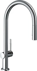 Смеситель для кухни с выдвижным шлангом Hansgrohe Talis M54 72801000 цена и информация | Смесители | hansapost.ee