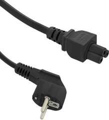 Kabel zasilający Qoltec 3pin S03/ST1 (50548) цена и информация | Зарядные устройства для ноутбуков	 | hansapost.ee