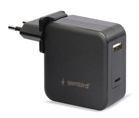 Gembird Npa-PD60-01 60 Вт цена и информация | Зарядные устройства для ноутбуков | hansapost.ee