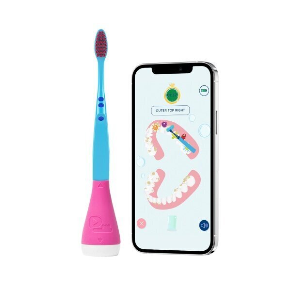 Hambaharja hoidja Playbrush Smart, roosa, lastele alates 3 eluaastat цена и информация | Elektrilised hambaharjad | hansapost.ee