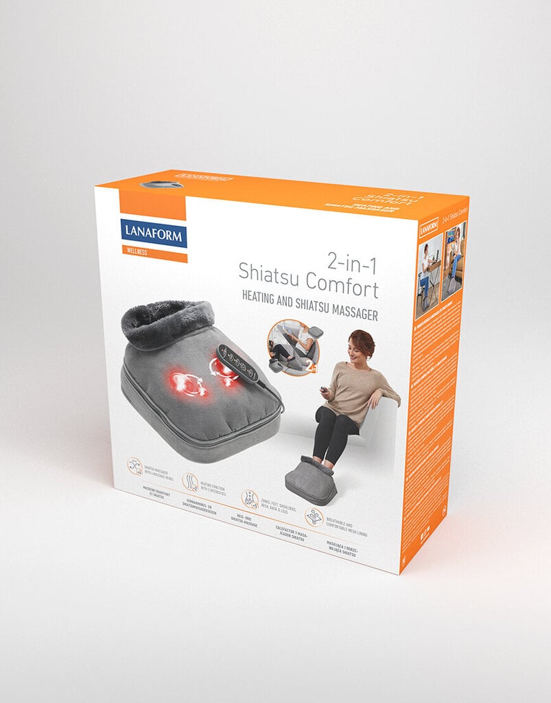 Lanaform 2in1 Shiatsu Comfort цена и информация | Soojendavad tooted | hansapost.ee