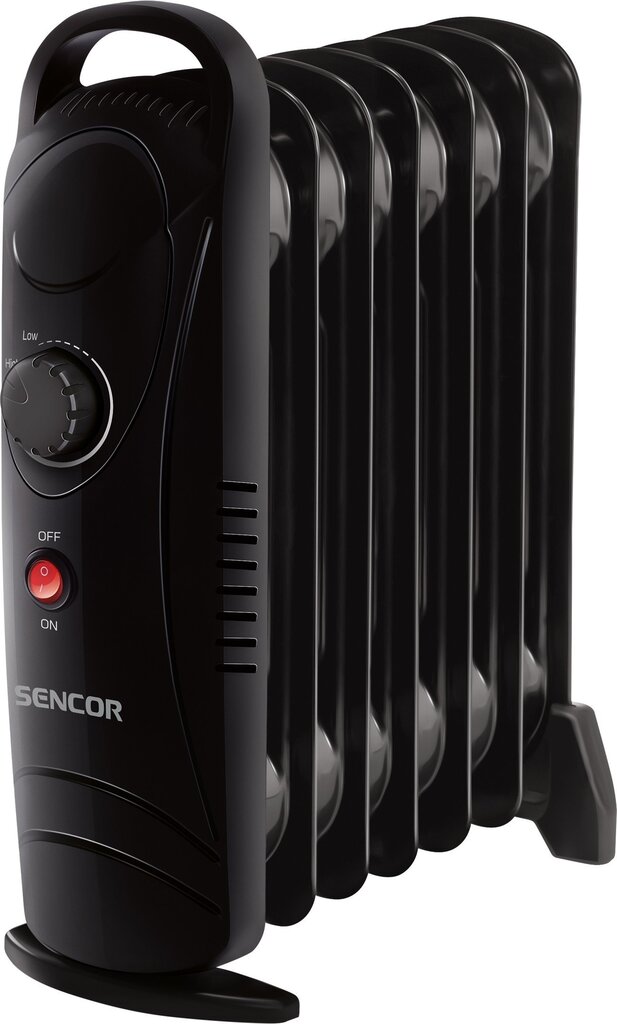 Õliradiaator SENCOR SOH 2107BK, 700W, 7-sektsiooni hind ja info | Küttekehad | hansapost.ee