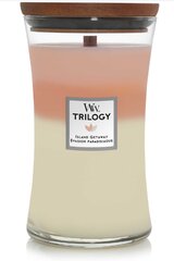 WoodWick Island Getaway Trilogy Vase (holiday on the island) - Scented candle 609.5g цена и информация | Свечи, подсвечники | hansapost.ee