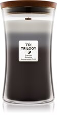 WoodWick lõhnaküünal Warm Woods Trilogy, 609 g hind ja info | Küünlad, küünlajalad | hansapost.ee
