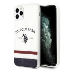 Чехол US Polo USHCN58PCSTRB для iPhone 11 Pro, белый цена и информация | Чехлы для телефонов | hansapost.ee