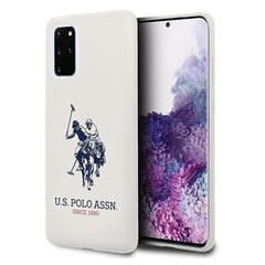 Чехол US Polo USHCS67SLHRWH для Samsung Galaxy S20+ G985, белый цена и информация | Чехлы для телефонов | hansapost.ee