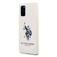 Чехол US Polo USHCS67SLHRWH для Samsung Galaxy S20+ G985, белый цена и информация | Чехлы для телефонов | hansapost.ee