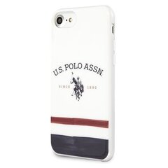 Чехол US Polo USHCI8PCSTRB для iPhone 7/8 / SE 2022 / SE 2020, белый цена и информация | Чехлы для телефонов | hansapost.ee