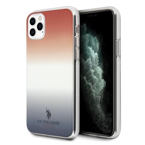 US Polo USHCN58TRDGRB iPhone 11 Pro punane-sinine hind ja info | Telefonide kaitsekaaned ja -ümbrised | hansapost.ee