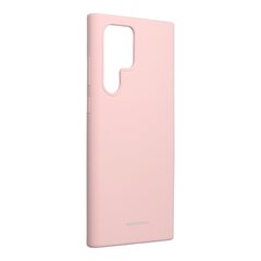 Telefoniümbris Mercury Silicone Case Samsung Galaxy S22 Ultra, roosa liivavärv hind ja info | Telefonide kaitsekaaned ja -ümbrised | hansapost.ee